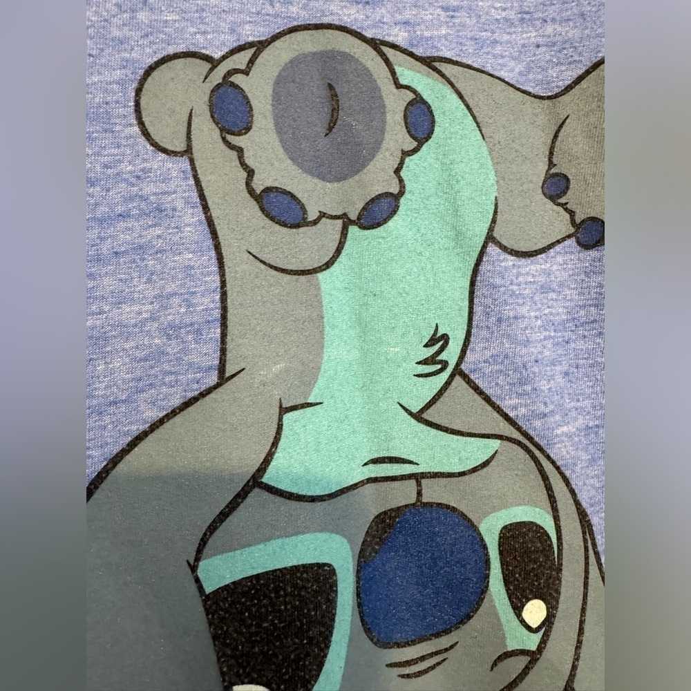 Disney Stitch "I TRIED" Blue Short Sleeve Tee Size S - Picture 13 of 13